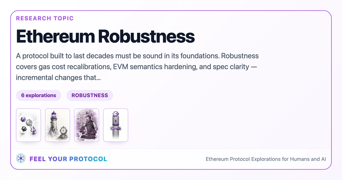 Ethereum Robustness — Feel Your Protocol